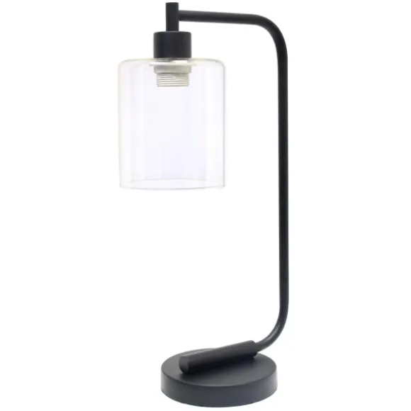 Kirkland's Home Table Lamps-Industrial Black Iron Desk Lamp