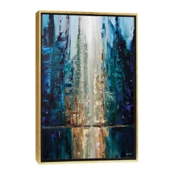 Kirkland's Home Framed Art-Infinite Reflection Abstract Canvas Framed Art