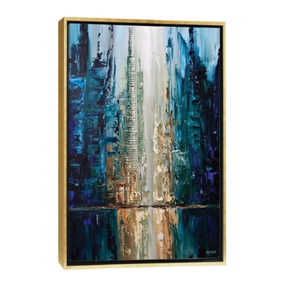 Kirkland's Home Framed Art-Infinite Reflection Abstract Canvas Framed Art
