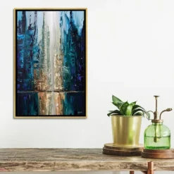 Kirkland's Home Framed Art-Infinite Reflection Abstract Canvas Framed Art