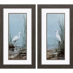 Kirkland's Home Framed Art-Island Egret Framed Art Prints, Set Of 2