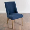 Kirkland's Home Dining Chairs-Julia Navy Upholstered Dining Chair
