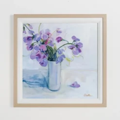 Kirkland's Home Framed Art-July Larkspur Framed Art Print