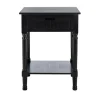 Kirkland's Home Accent & End Tables-Karson Carved Turned Legs Accent Table