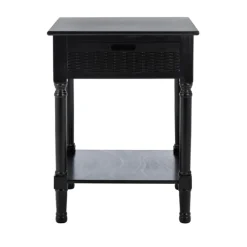 Kirkland's Home Accent & End Tables-Karson Carved Turned Legs Accent Table