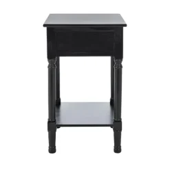 Kirkland's Home Accent & End Tables-Karson Carved Turned Legs Accent Table