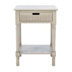 Kirkland's Home Accent & End Tables-Karson Carved Turned Legs Accent Table