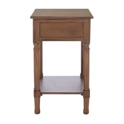 Kirkland's Home Accent & End Tables-Karson Carved Turned Legs Accent Table