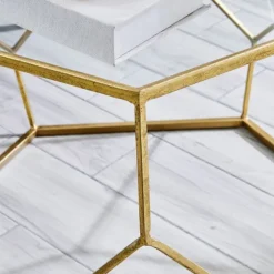 Kirkland's Home Coffee Tables-Kate Round Metal Coffee Table