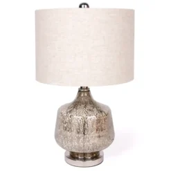 Kirkland's Home Table Lamps-Kinsley Glass Table Lamp