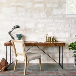 Kirkland's Home Dining Chairs-Kurt Natural Linen Dining Chair