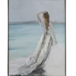 Kirkland's Home Framed Art-Lady Of The Ocean Framed Canvas Art Print
