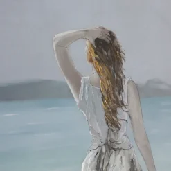 Kirkland's Home Framed Art-Lady Of The Ocean Framed Canvas Art Print