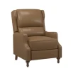 Kirkland's Home Accent Chairs-Leather Nailhead Trim Classic Recliner
