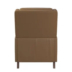 Kirkland's Home Accent Chairs-Leather Nailhead Trim Classic Recliner