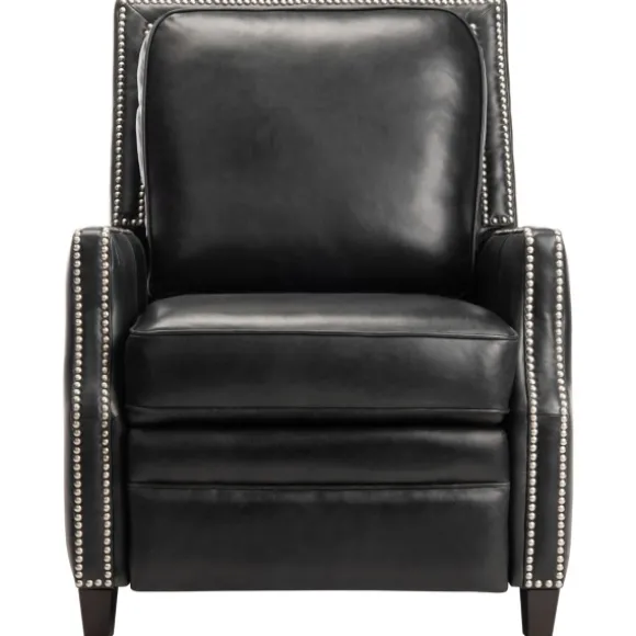 Kirkland's Home Accent Chairs-Leather Nailhead Trim Recliner