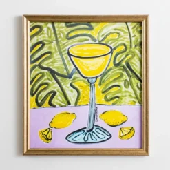 Kirkland's Home Framed Art-Lemon Twist Framed Art Print