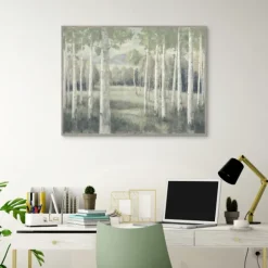 Kirkland's Home Framed Art-Light Aspens Forest Framed Wall Art