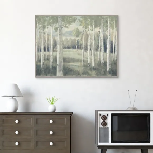 Kirkland's Home Framed Art-Light Aspens Forest Framed Wall Art