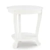 Kirkland's Home Accent & End Tables-Light Cream Curved Legs Accent Table