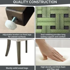 Kirkland's Home Dining Chairs-Light Curved Back Leg 2-Pc. Dining Chair Set