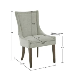 Kirkland's Home Dining Chairs-Light Curved Back Leg 2-Pc. Dining Chair Set