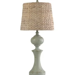Kirkland's Home Table Lamps-Light Gray Balustrade Table Lamp