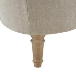 Kirkland's Home Benches & Ottomans-Light Tufted Button Martha Stewart Ottoman