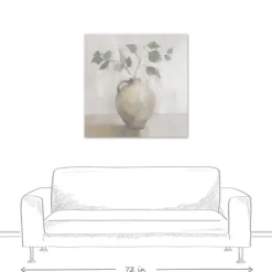 Kirkland's Home Canvas Art-Light Vase Botanical Canvas Art Print