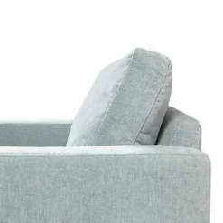 Kirkland's Home Accent Chairs-Light Velvet And Chrome Accent Chair