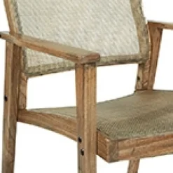 Kirkland's Home Accent Chairs-Linden Woven Cane Accent Chair