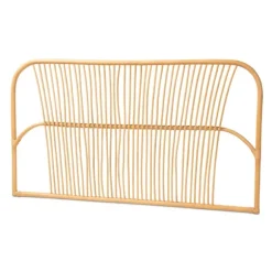 Kirkland's Home Beds & Headboards-Linear Weave Rat Queen Headboard