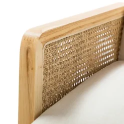 Kirkland's Home Accent Chairs-Linen Upholstered Accent Chair