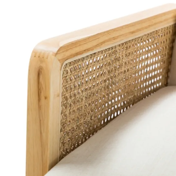 Kirkland's Home Accent Chairs-Linen Upholstered Accent Chair