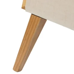 Kirkland's Home Accent Chairs-Linen Upholstered Accent Chair