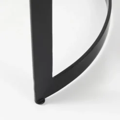 Kirkland's Home Accent & End Tables-Lipped Mango Wood Nesting Accent Tables, Set Of 2