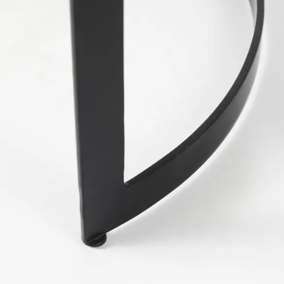 Kirkland's Home Accent & End Tables-Lipped Mango Wood Nesting Accent Tables, Set Of 2