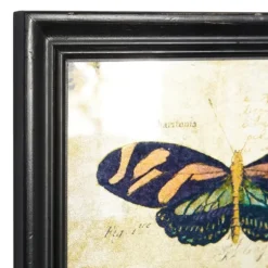 Kirkland's Home Framed Art-Literary Butterflies Framed Art Prints, Set Of 2