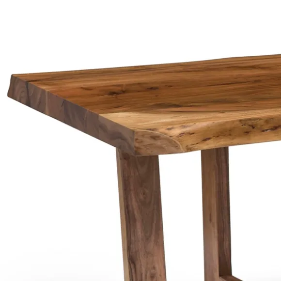 Kirkland's Home Coffee Tables-Live Edge Coffee Table With Crossed Legs, 42 In.