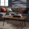 Kirkland's Home Coffee Tables-Live Edge Hairpin Legs Coffee Table, 24X42 In.