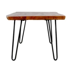 Kirkland's Home Coffee Tables-Live Edge Hairpin Legs Coffee Table, 24X42 In.