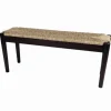 Kirkland's Home Benches & Ottomans-Lola Seagrass And Wood Bench