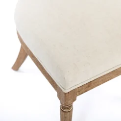 Kirkland's Home Dining Chairs-Louis Cane & Cream Upholstered Dining Chair