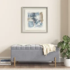 Kirkland's Home Framed Art-Madison Park Blue Abstract Framed Art Print