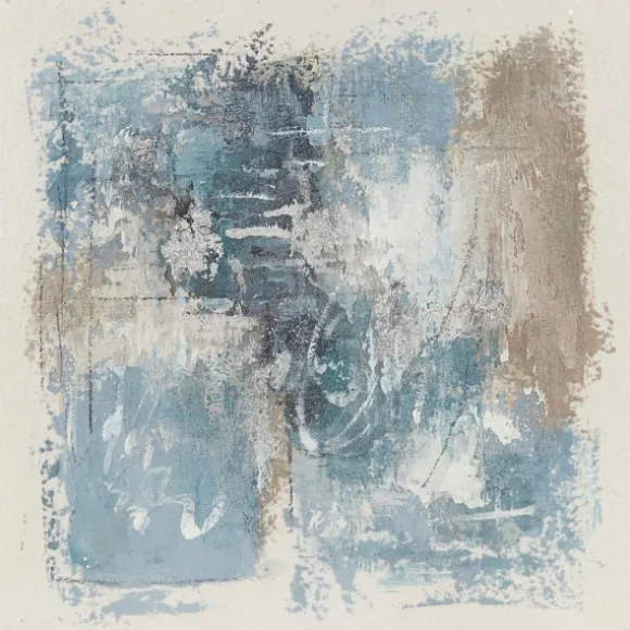 Kirkland's Home Framed Art-Madison Park Blue Abstract Framed Art Print