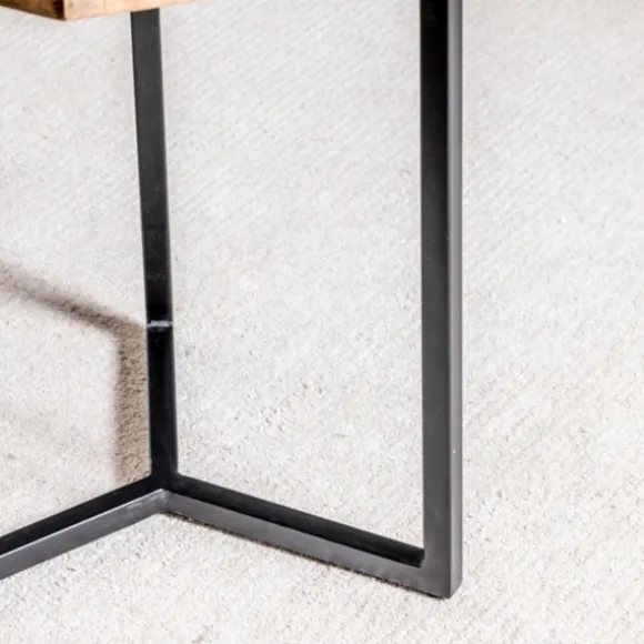 Kirkland's Home Accent & End Tables-Mango Wood Nesting Accent Tables, Set Of 2