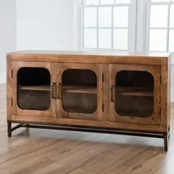 Kirkland's Home Tv Stands & Media Consoles-Manu Mango Wood Media Cabinet