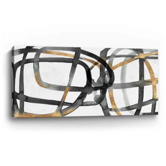 Kirkland's Home Canvas Art-Many Ways Abstract Canvas Art Print, 60X30 In.