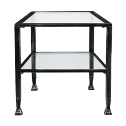Kirkland's Home Coffee Tables-Mara Glass And Metal Coffee Table