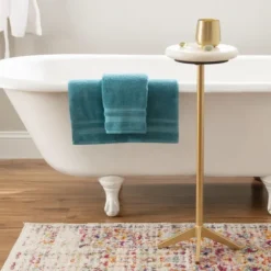 Kirkland's Home Accent & End Tables-Marble And Gold Base Cocktail Table